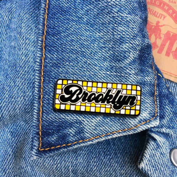 Brooklyn (Checkerboard) Pin