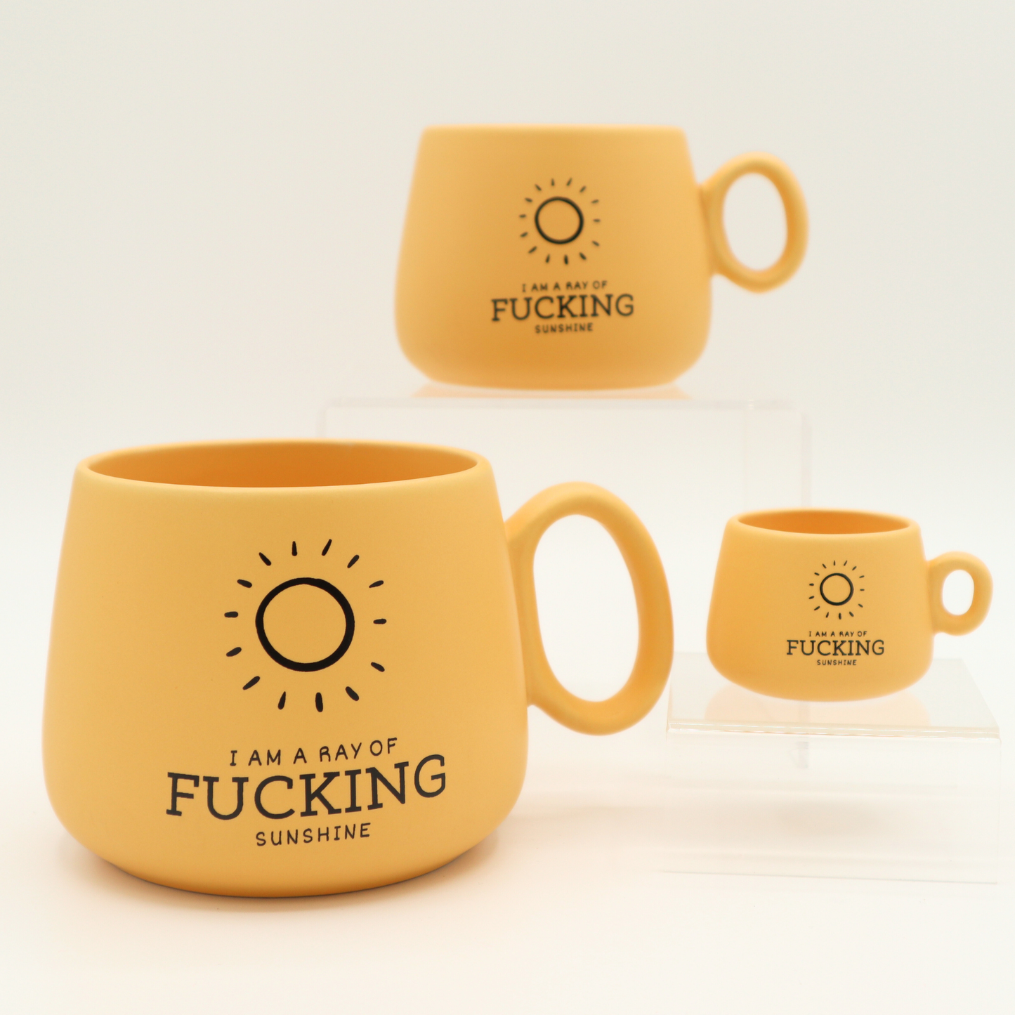 I Am A Ray of Fucking Sunshine - Jumbo Cappuccino Mug