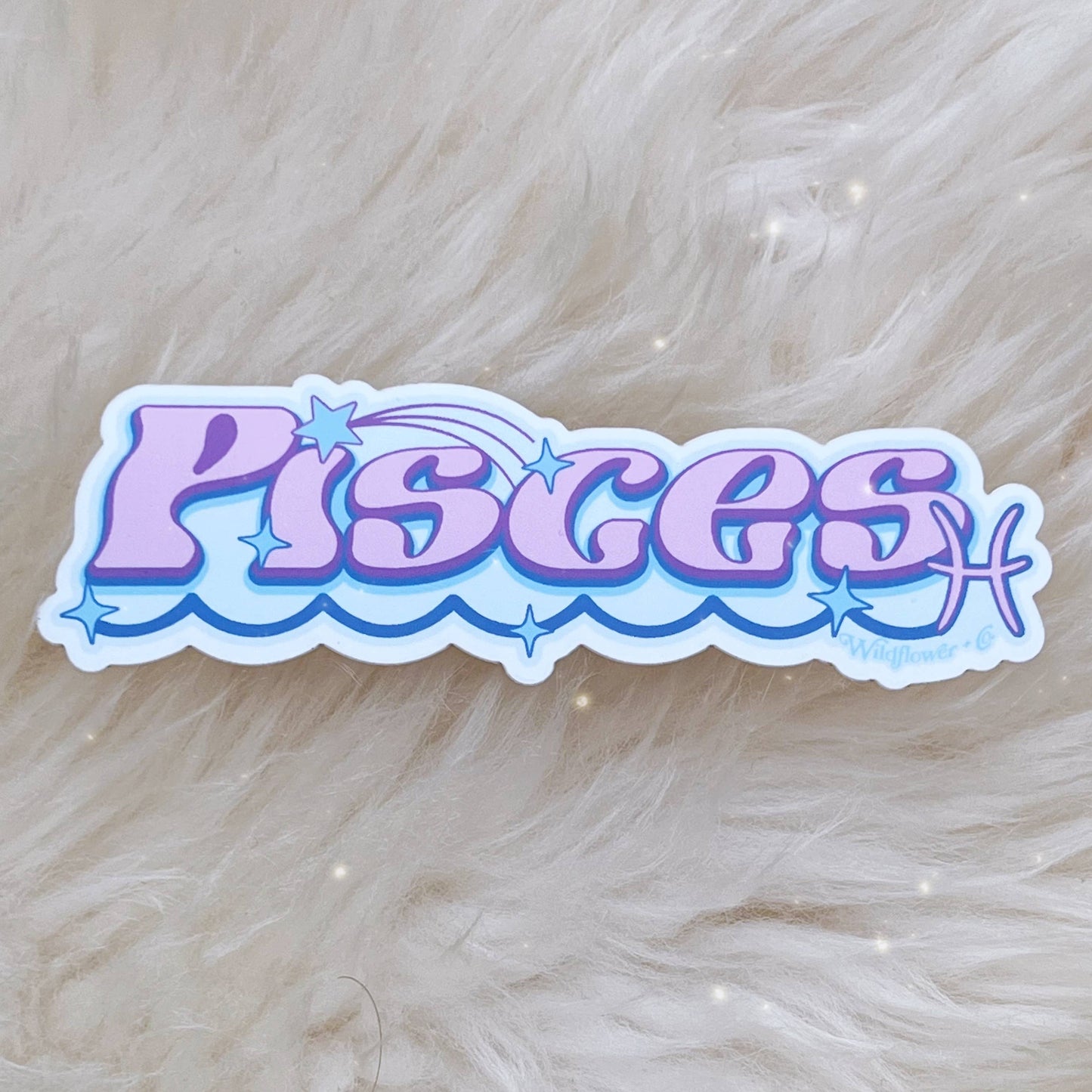 Wildflower + Co. - Zodiac Sticker (Colorful), All Signs