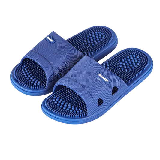 Urban Tokyo - Acupressure Massage Slippers Non-Slip Navy Blue Mens Size S, M and L (1/40)