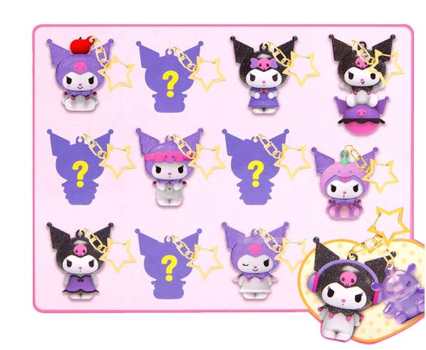 New! Kuromi Twinkle Random Keyring – Blind Box