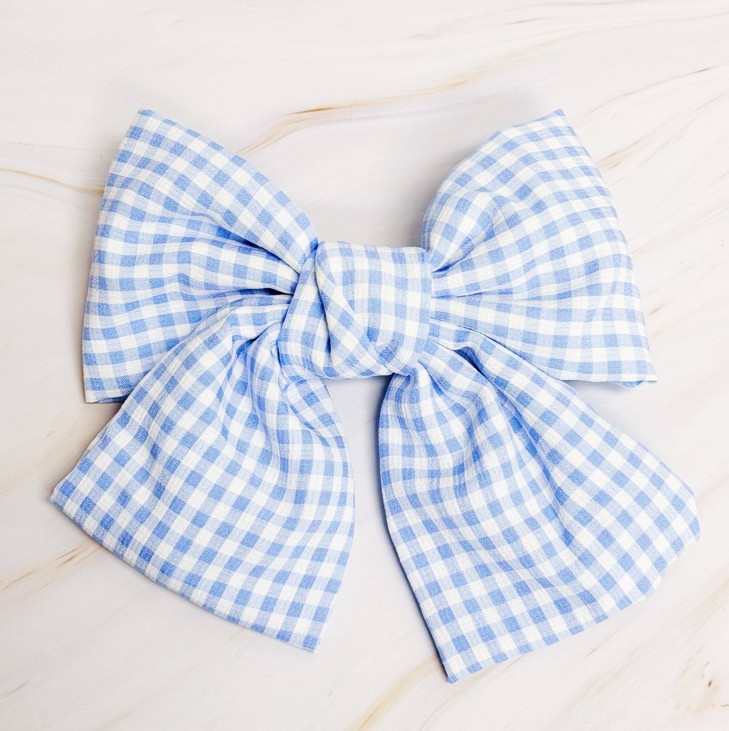 Ellison+Young - Gingham Bow Pretty Bow Hair Clip