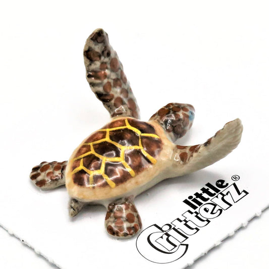 Captain Deep Sea Turtle Porcelain Miniature