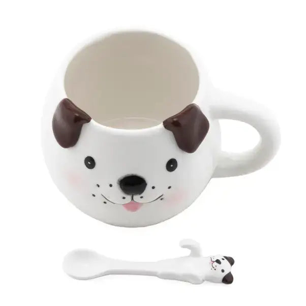 Coffee Tea Mug with Spoon 16oz