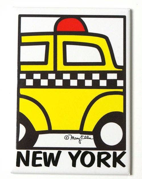 New York Taxi Cab Magnet