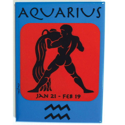Mary Ellis - Zodiac Aquarius Magnet