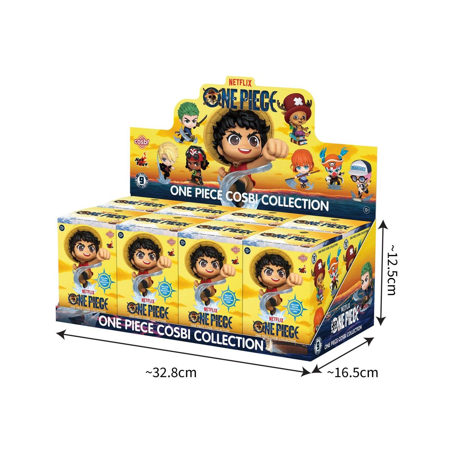 One Piece Cosbi Collection - 8 Blind Boxes | No Duplicates