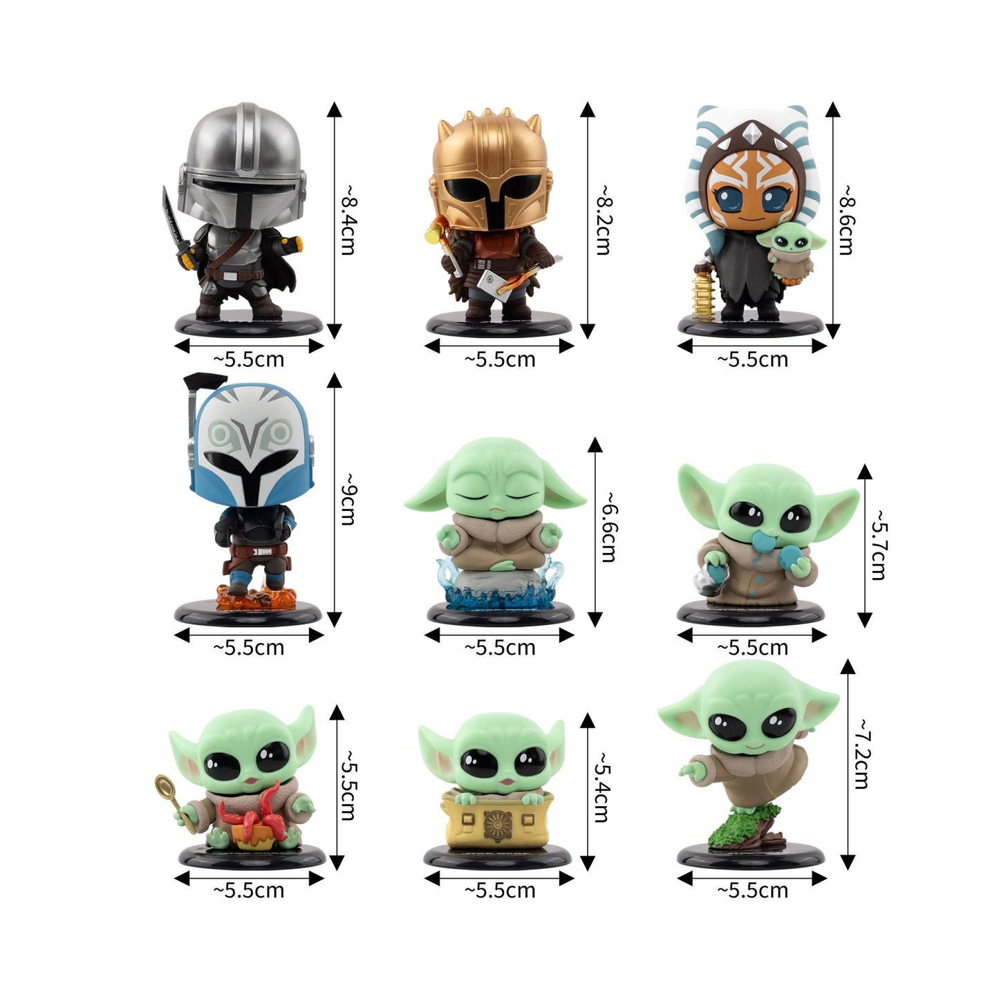 Star Wars Cosbi Bobble-Head Collection Series 3 - Case of 8