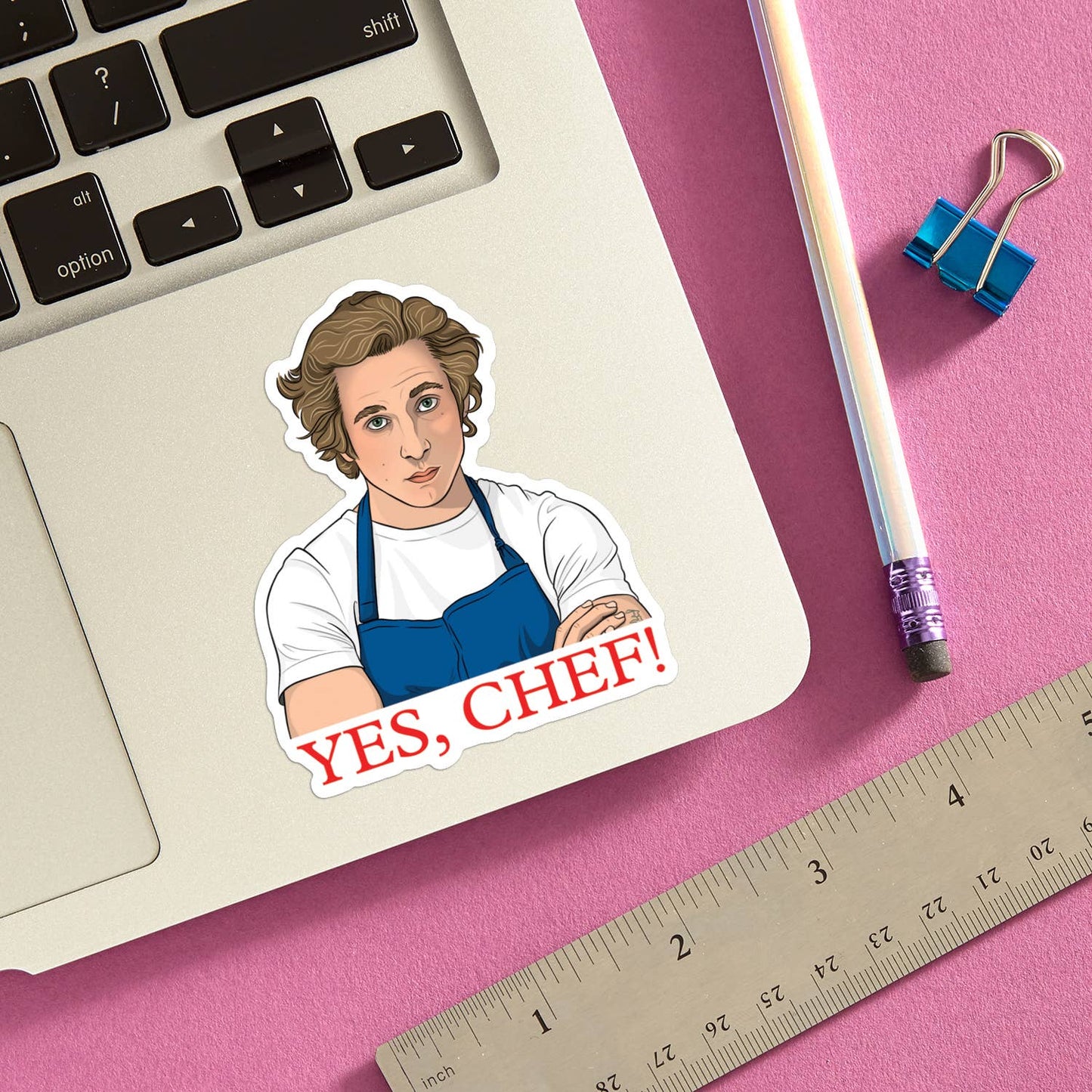 THE FOUND - The Bear Yes, Chef! Die Cut Sticker