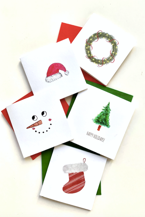 Happy Holiday Tree Enclosure Card