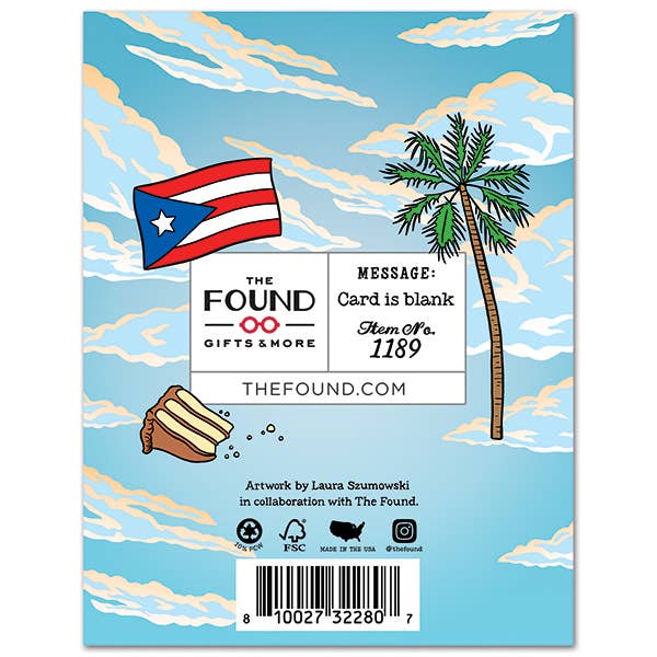 THE FOUND - Bad Bunny Happy Birthday Bebe Card