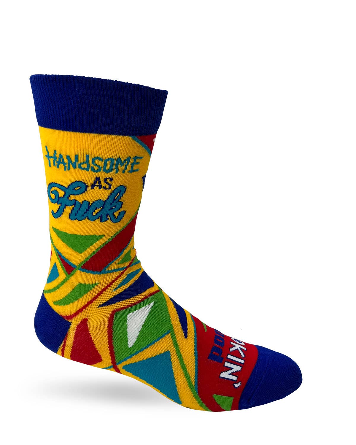 Handsome As F..k Lookin' Good Men's Novelty Crew Socks