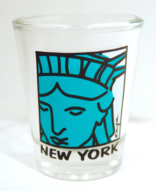 Mary Ellis - New York Shot Glass Statue of Liberty