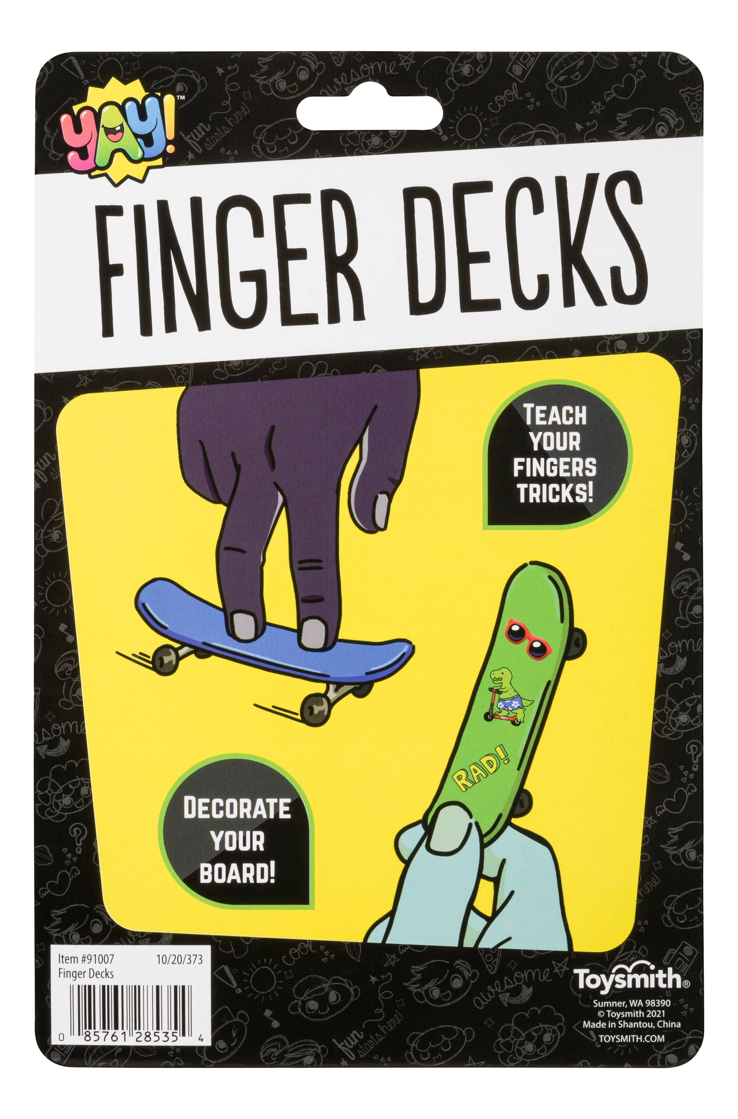 Yay! Finger Decks (Skateboards) Fun Kit, Decorate And Play