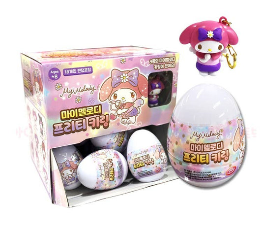 K_Wonderland - Sanrio Pretty My Melody Figure Key Ring Random Capsule BOX