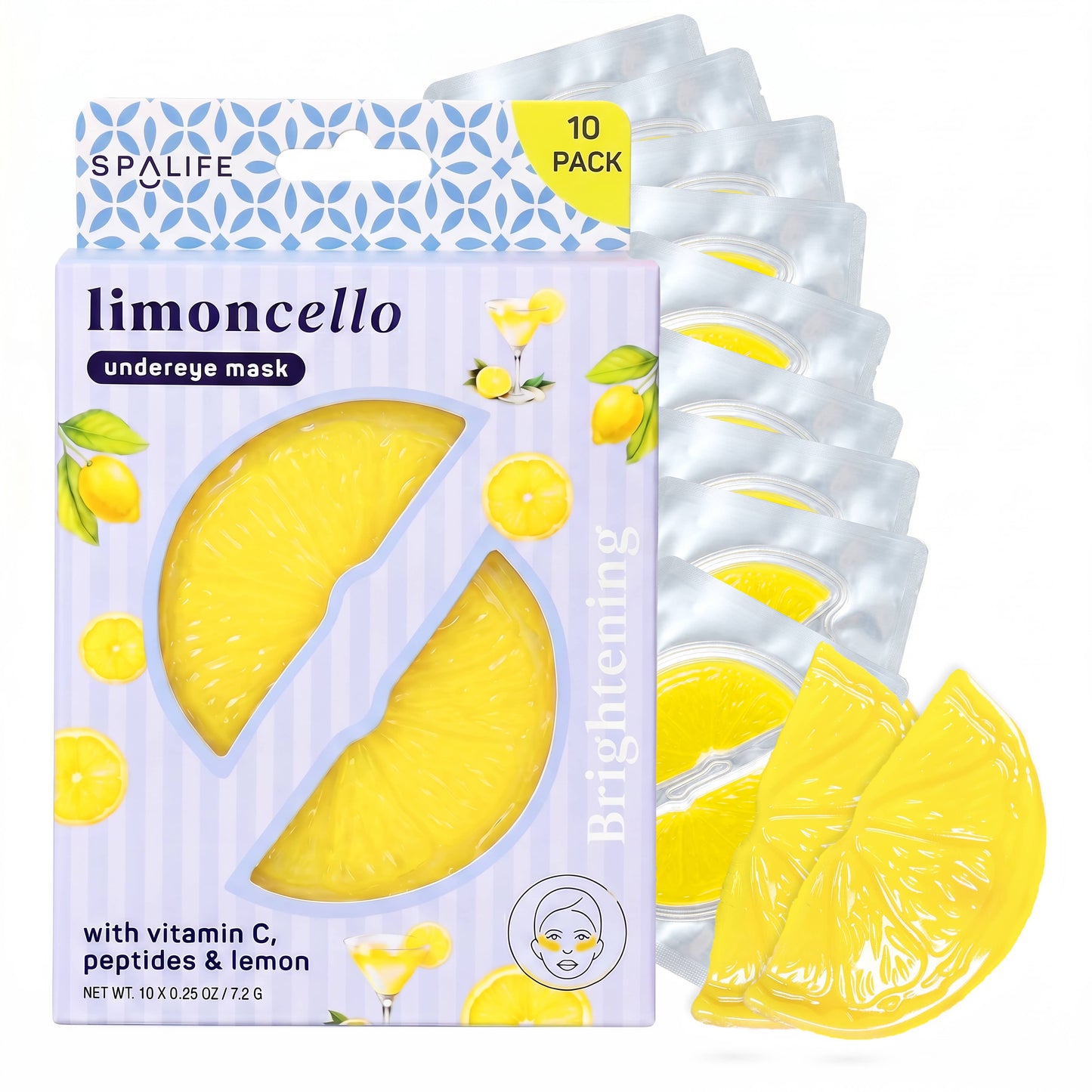 Limoncello Brightening Eye Patches | 10Pk  |  Summer Edition