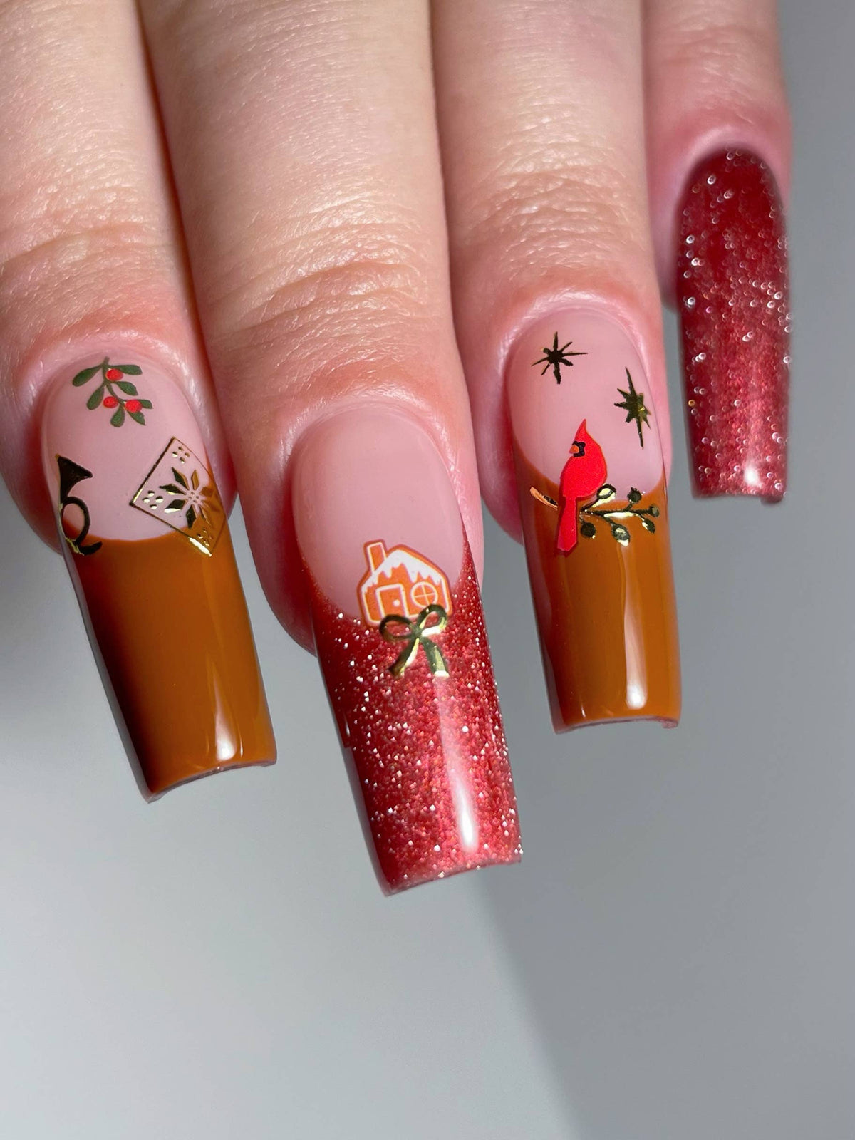Nail Art Stickers - DECO THE HALLS (Holiday)
