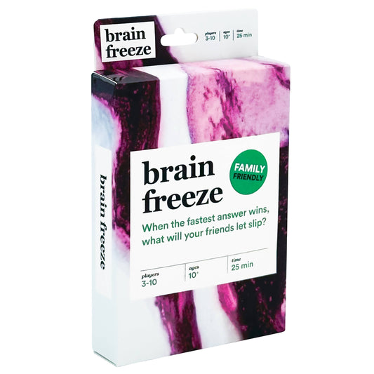 BRAIN FREEZE | ON-THE-GO EDITION: Tuck Box Family Game