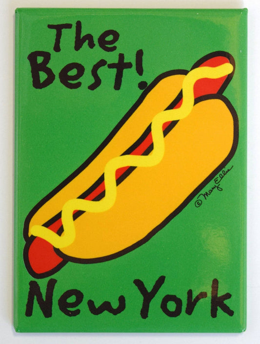 Mary Ellis - New York Best Hot Dog Magnet