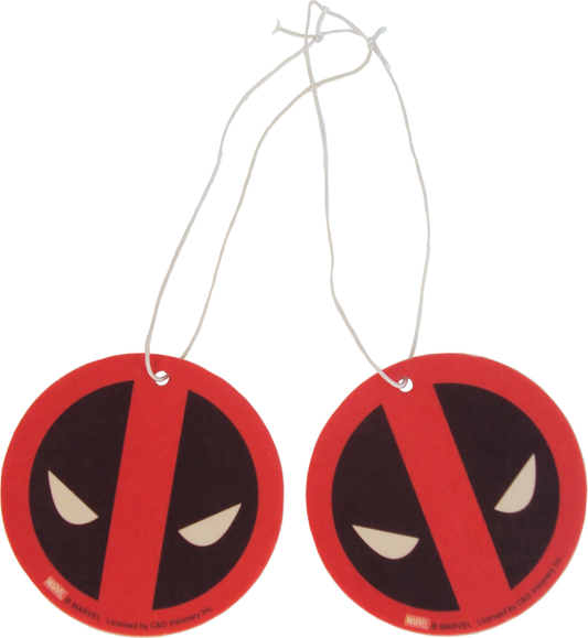 Square Deal Recordings & Supplies - Air Freshener - Deadpool - Two-pack (Cinnamon Scented)
