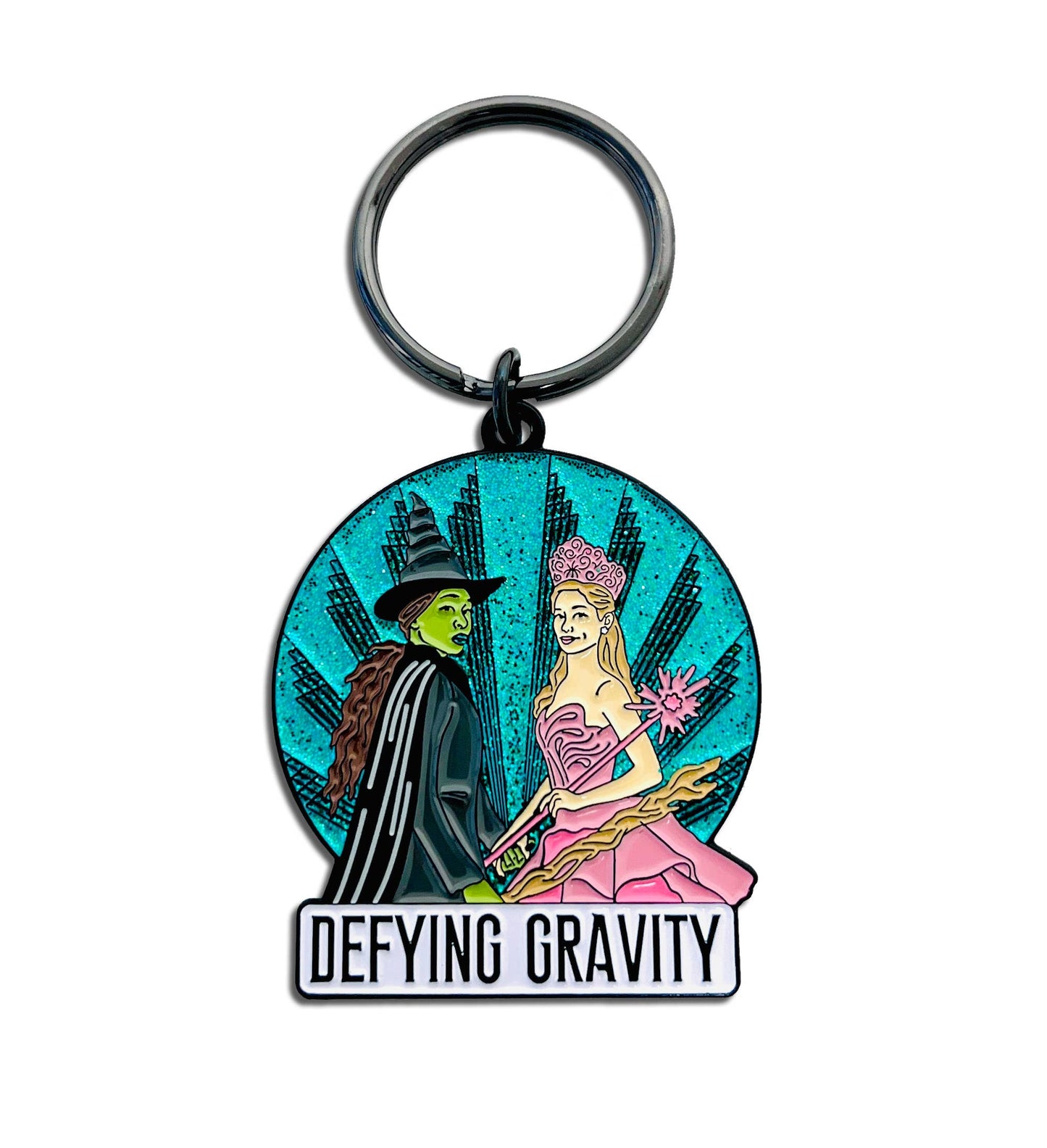 Wicked Defying Gravity Keychain