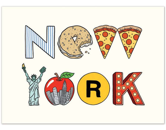 New York City Icons Card (4 bar)