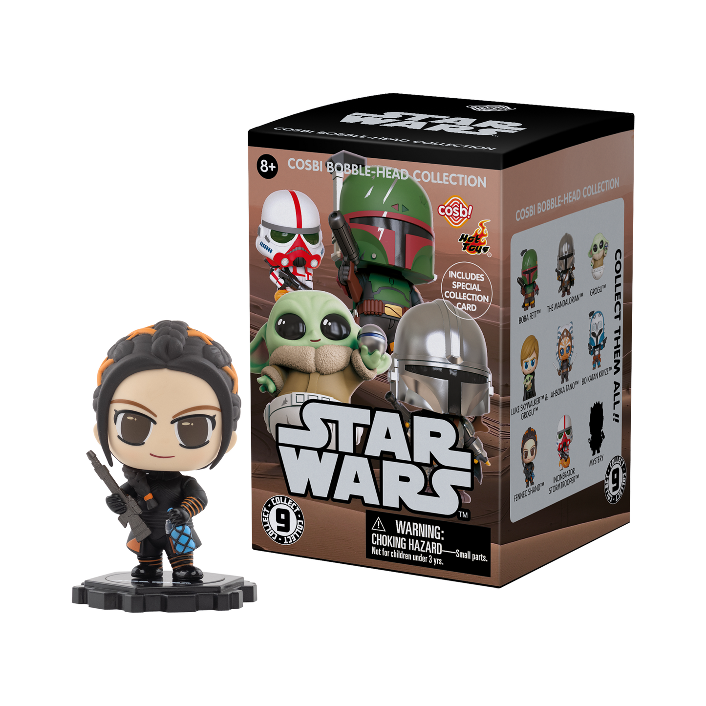 Star Wars Cosbi Bobble Head Collection - Case of 8 Blind Box