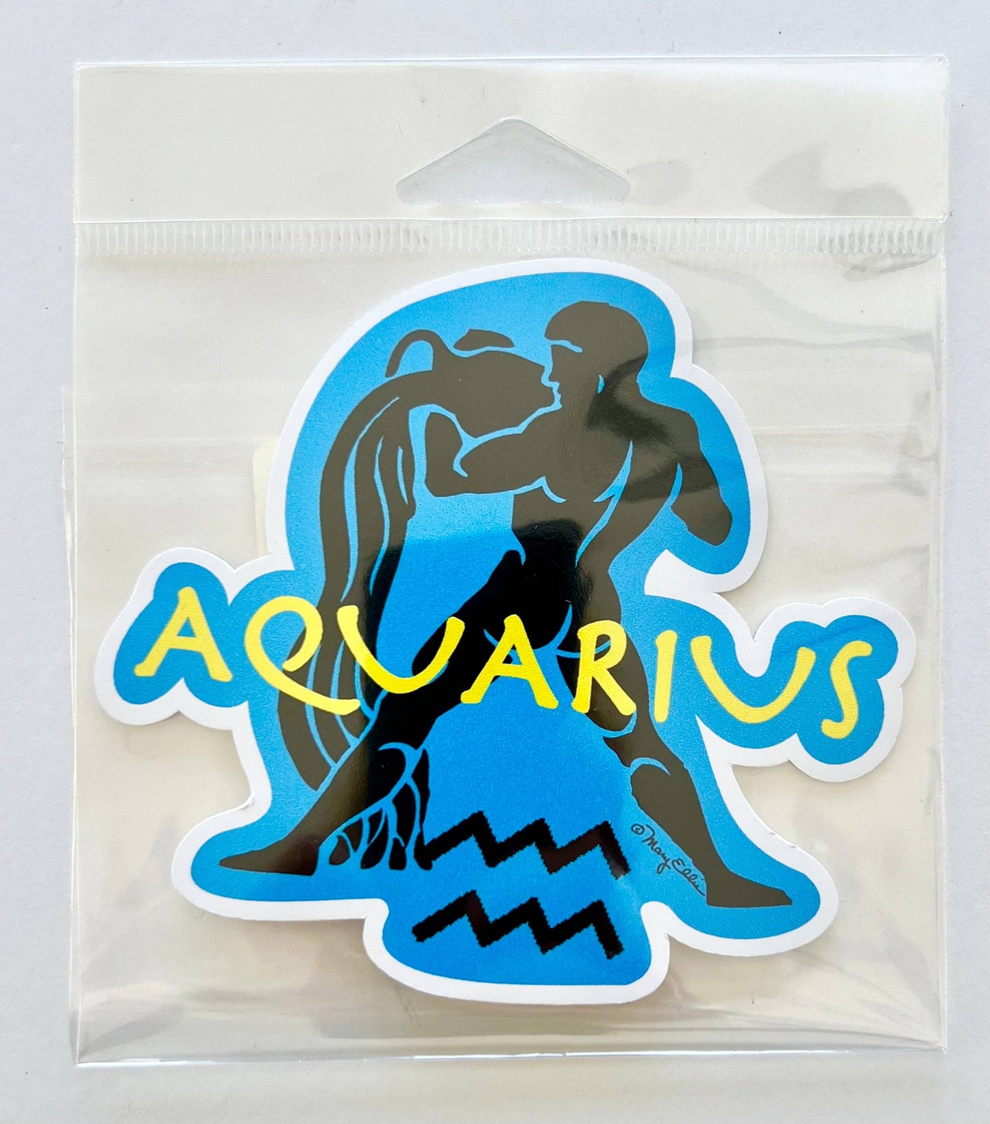 Mary Ellis - Aquarius Sticker | Zodiac Sticker | Astrology Sticker