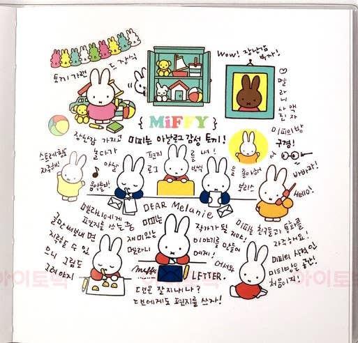 K_Wonderland - Miffy Deco Stickers Variety Pack