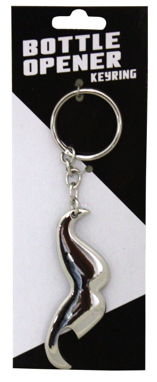 Mustache Bottle Opener Key Chain