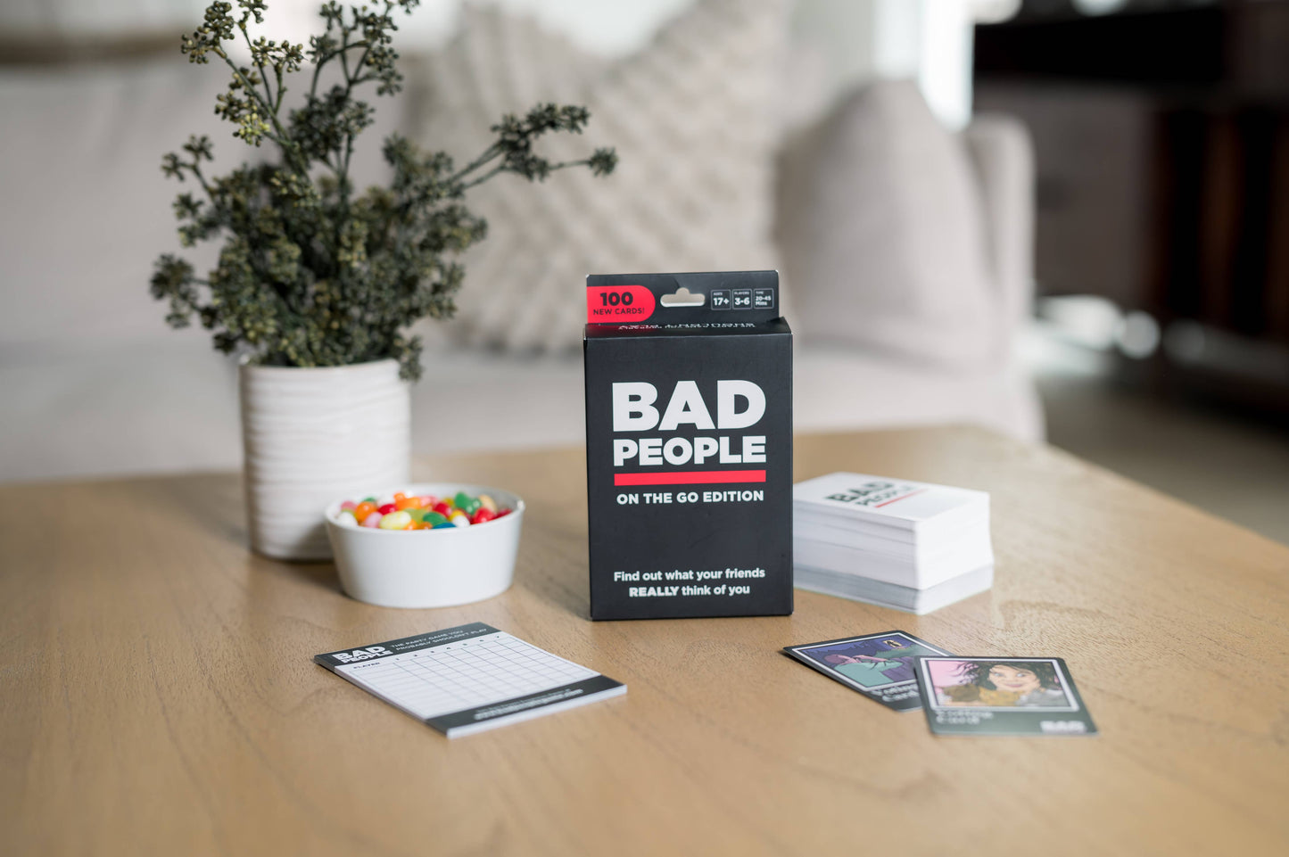 BAD PEOPLE | ON-THE-GO EDITION: Tuck Box Adult Party Game