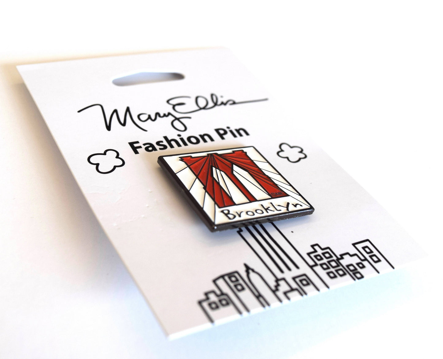 Mary Ellis - Brooklyn Bridge Enamel Pin