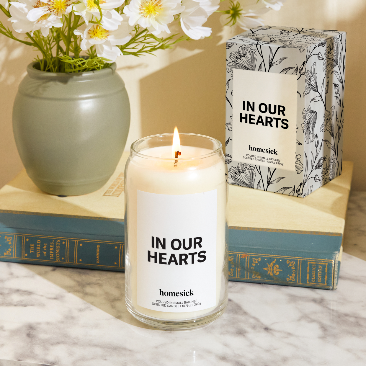 In Our Hearts Candle