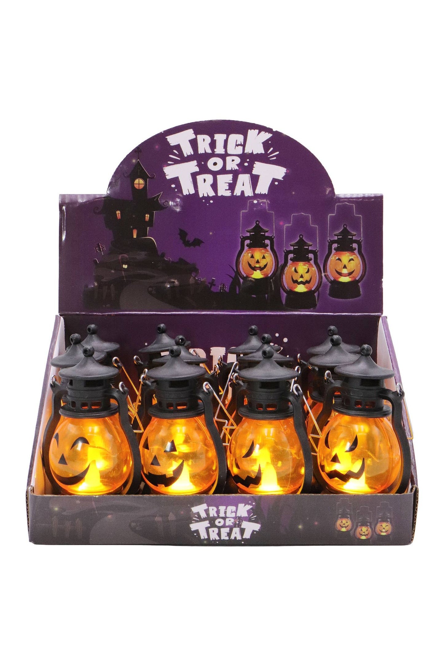 Halloween Pumpkin Head Led Jack O' Lantern With Display Box