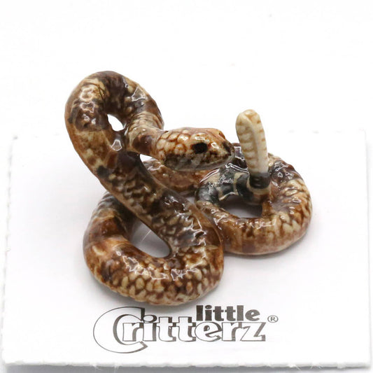 Little Critterz - Shakes Rattlesnake Porcelain Miniature