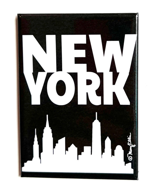 New York Magnet Silhouette