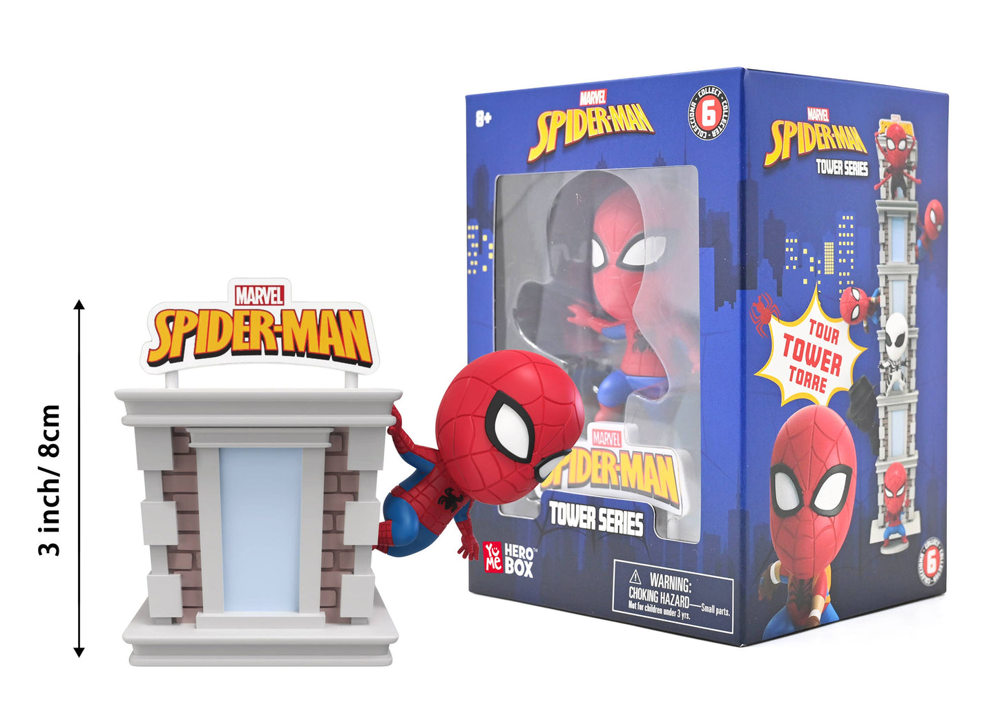 Marvel Spider-Man Tower Series Hero Box - Window Box CDU