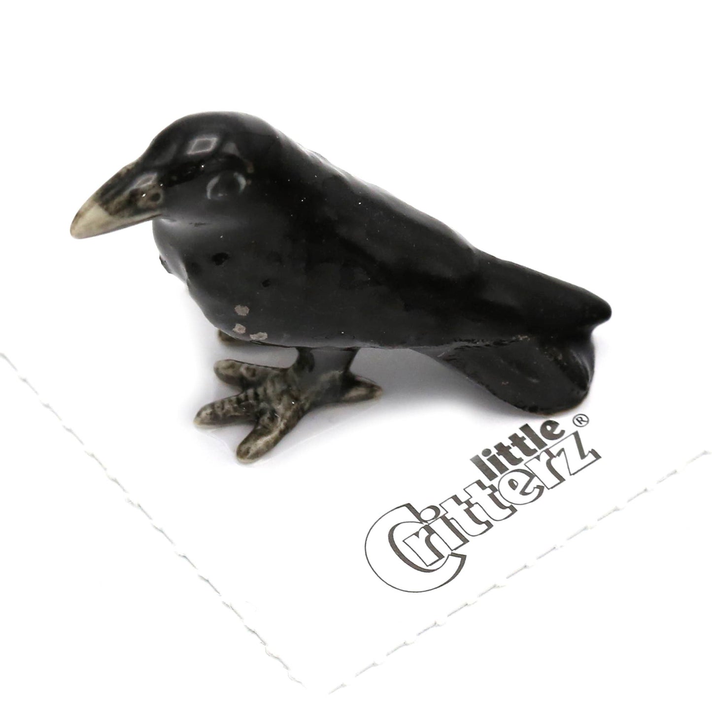Little Critterz - Trickster Raven Porcelain Miniature