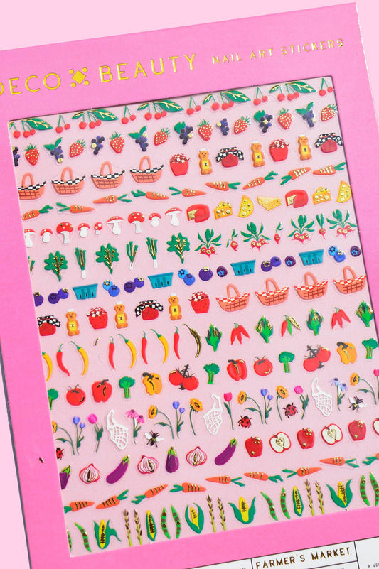 Nail Art Stickers - Farmer's Market