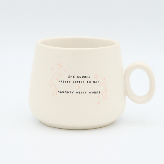 She Adores Pretty Little Things - Cappuccino Mug