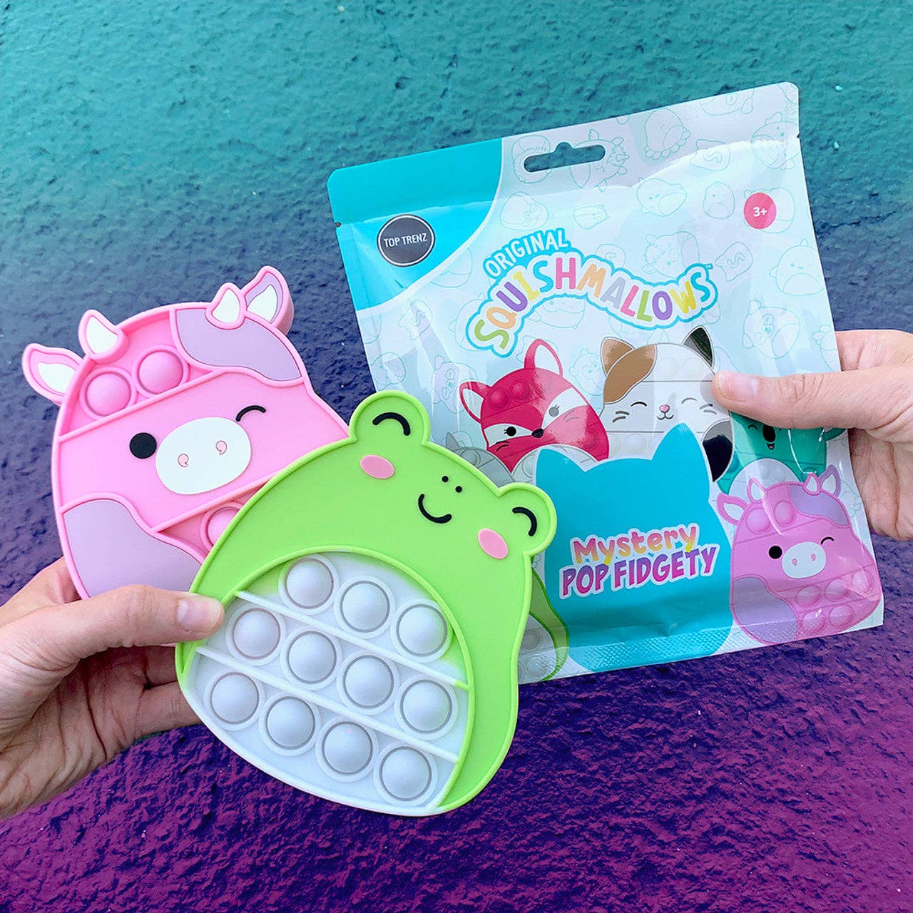 Hive Supply - Pop Fidgety Toy - Squishmallows Mystery Blind Bag