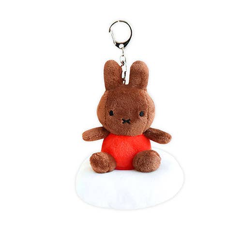 K_Wonderland - New! Miffy Dream on Cloud Plush Keyring Bag deco Charm