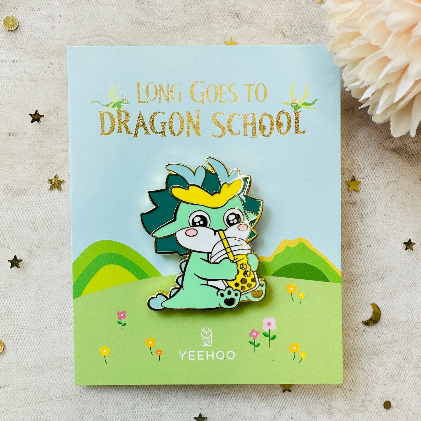 Capybara Cute Hard Enamel Dragon Axolotl Bunny Pin