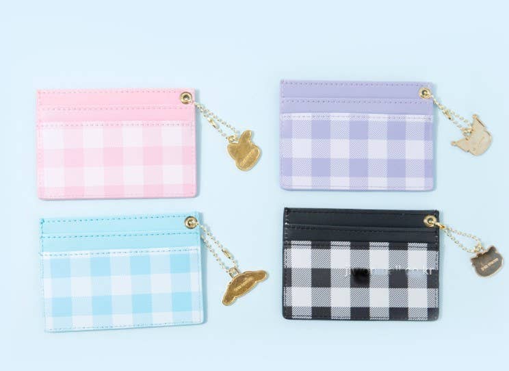 Sanrio Characters Pocket Card Wallet Holder with Metal Charm