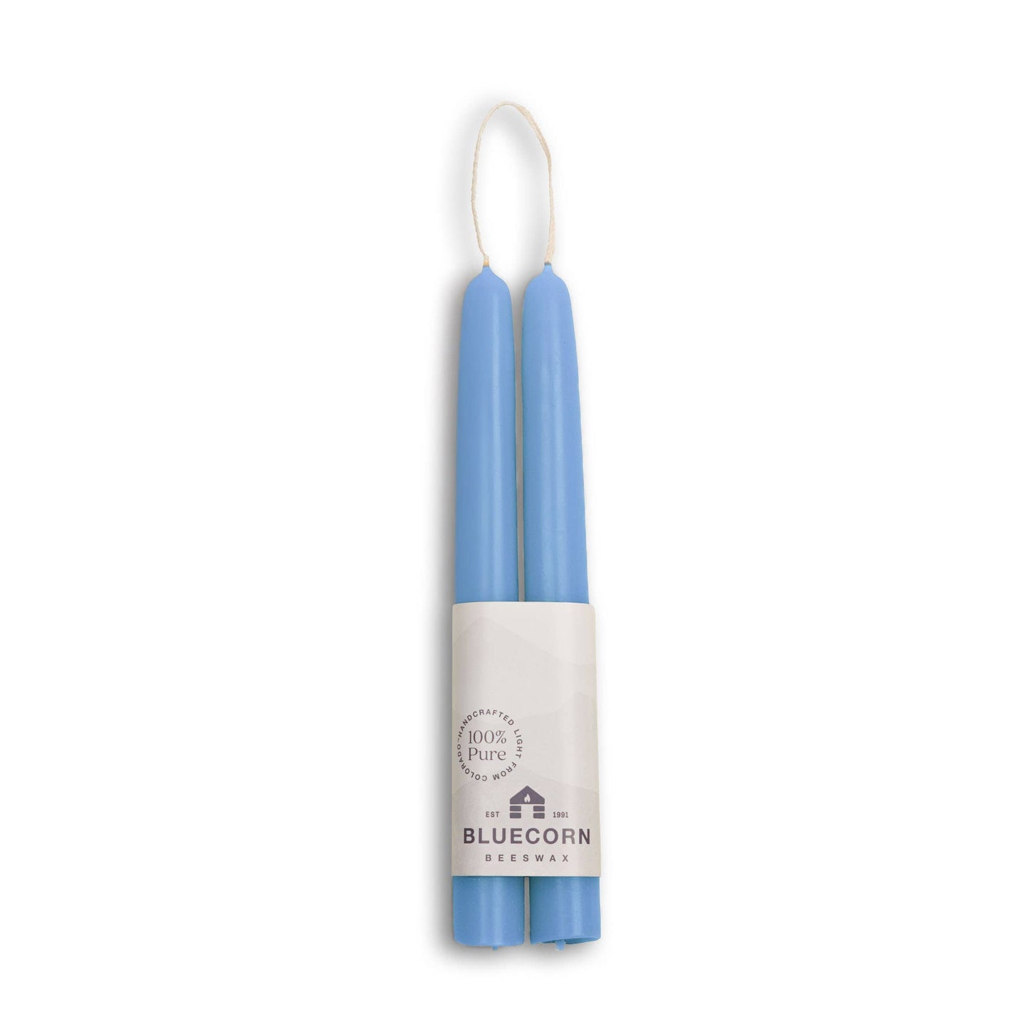 Bluecorn Candles - Beeswax Taper Candles – Dripless & Handmade in USA