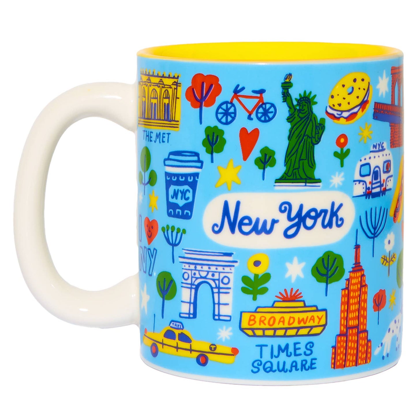New York Landmarks Coffee Mug