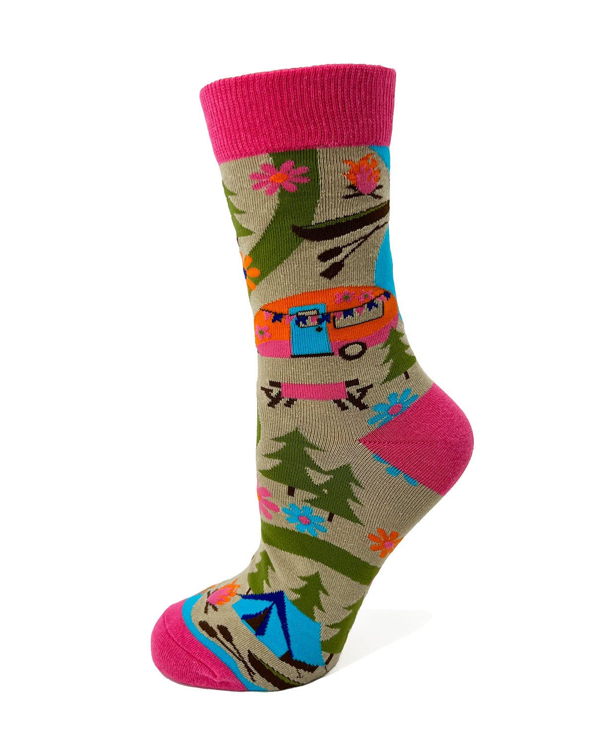 Happy Camper Women's Crew Socks