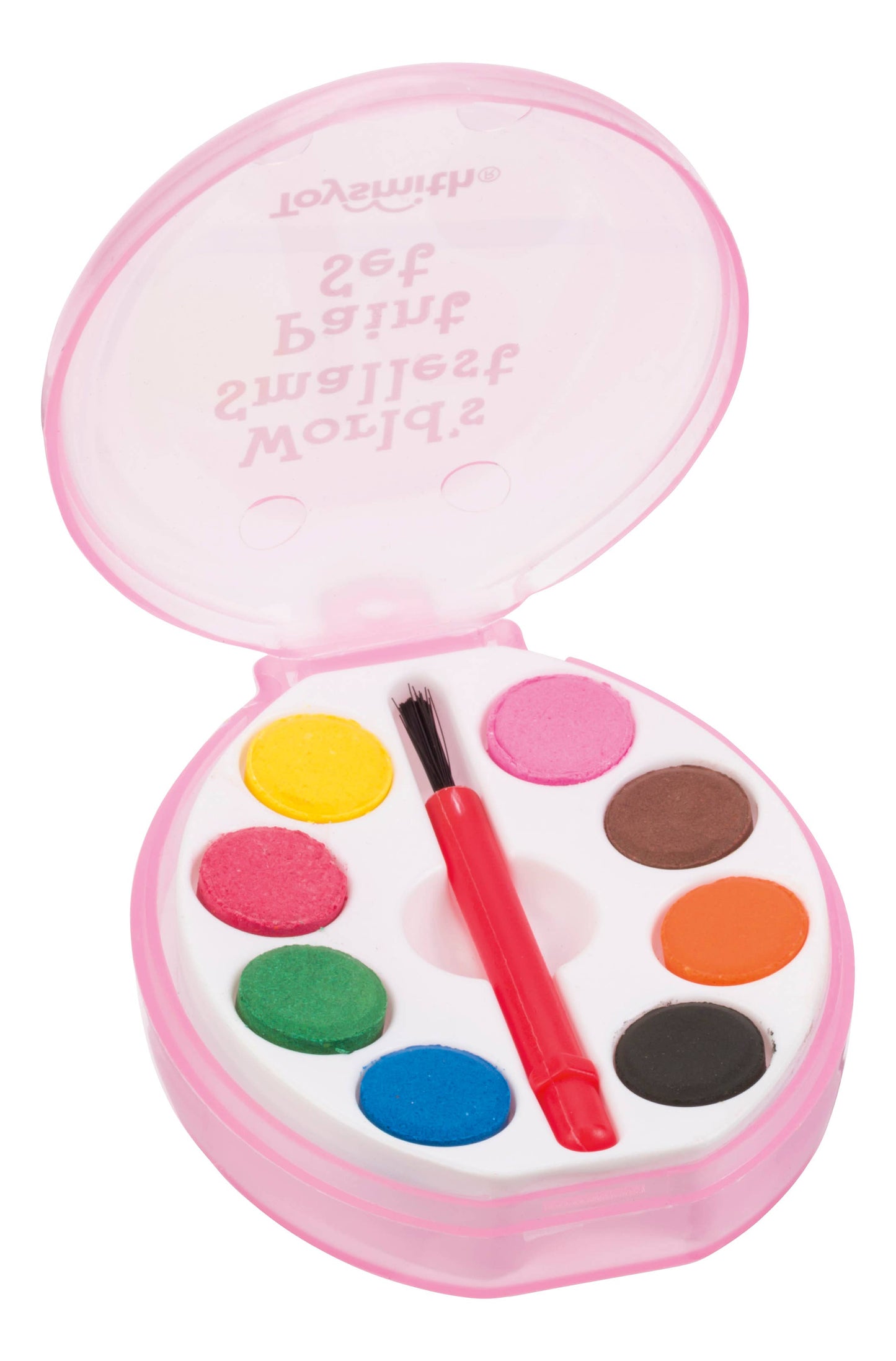 Mini Watercolor Paint Set, 8 Colors With Brush, Party Favors