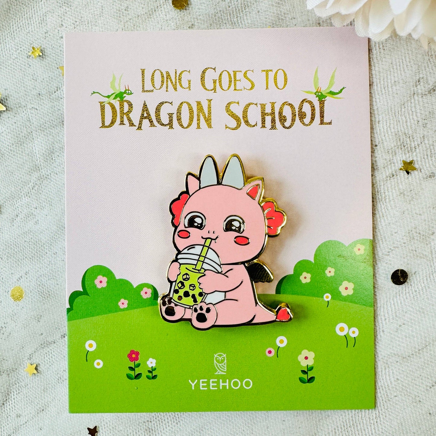 Capybara Cute Hard Enamel Dragon Axolotl Bunny Pin