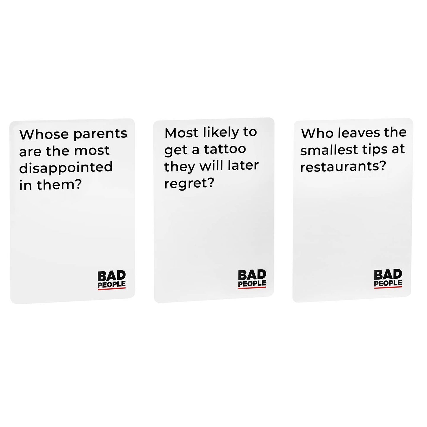 BAD PEOPLE: The Party Game You Probably Shouldn't Play